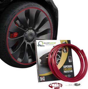 AlloyGator Dark Red Rim Protector f...