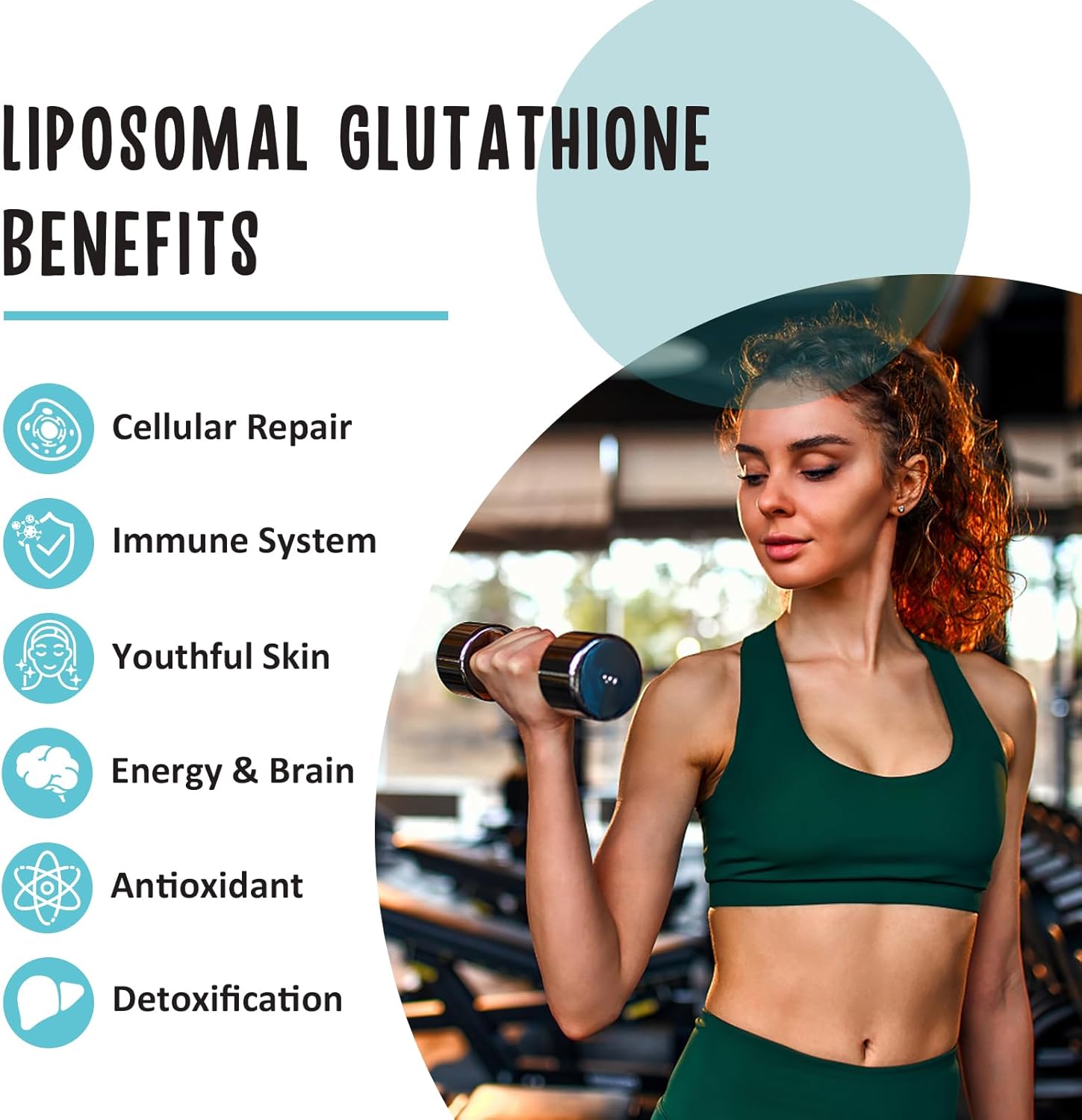 Zeylamum 2400 MG Liposomal Glutathione Softgels, Max Absorption, Active Form L-Glutathione Reduced (GSH), with Hyaluronic Acid, Resveratrol, Master Antioxidants for Brain, Immune System, 60 Softgels - Image 7