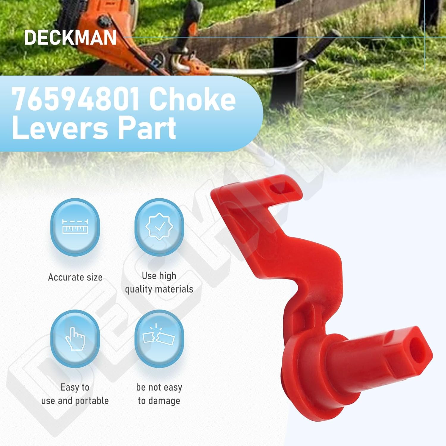 576594801 Choke Levers Part for Blower EBZ7500, EBZ8500, RedMax, Echo, Husqvarna 570BTS, 570BFS, 580BTS, 580BF,S EBZ7500, EBZ8500 Blower, St ihl FS110, FS110R FS55RC Trimmer 3 Pack - Image 8