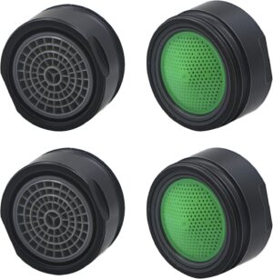 4 Pack 1.5 GPM Faucet Aerator, (24m...