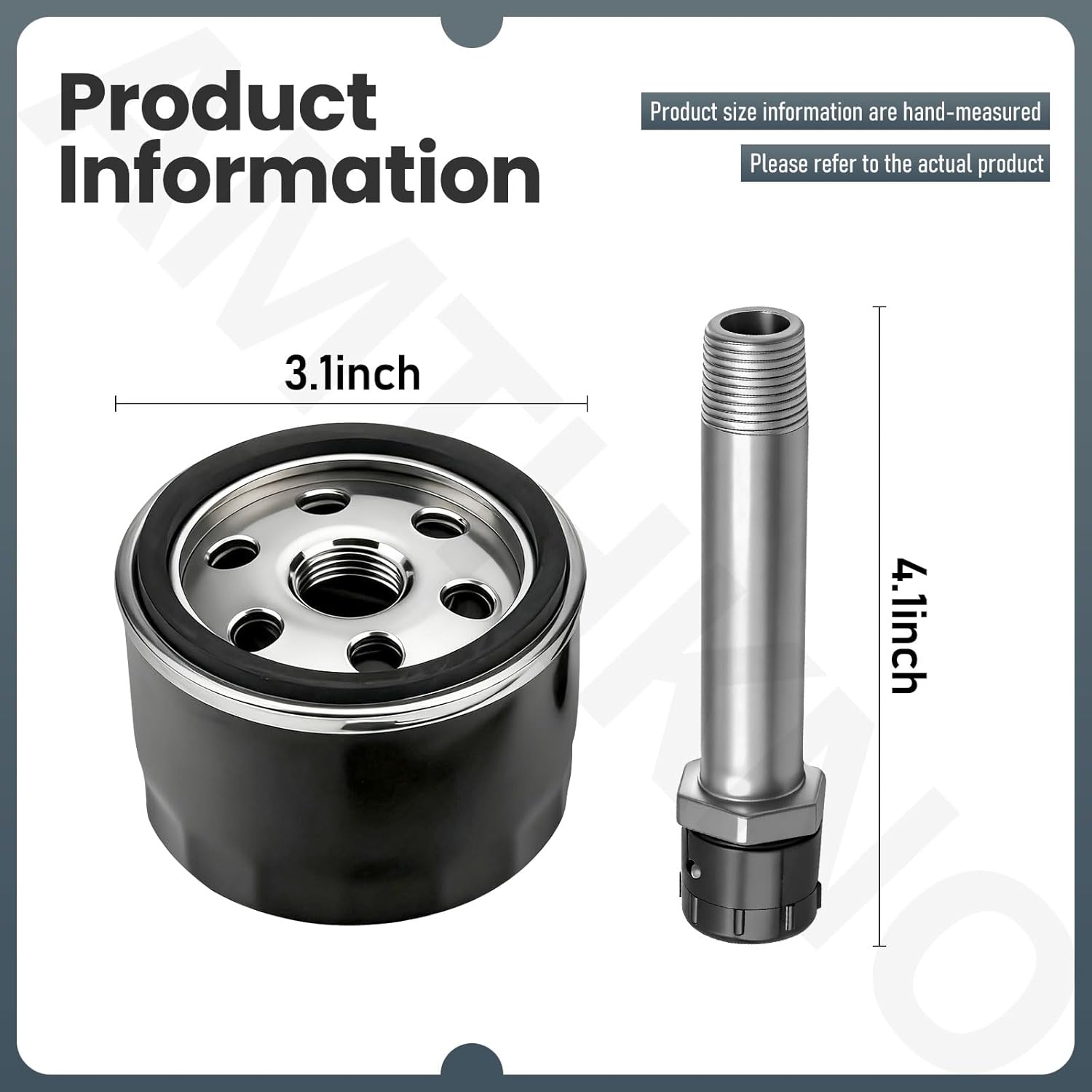 MIU13767B Easy Change Conversion Kit (AM125424 Oil Filter & AM131611 Drain Plug & MIU13767 Adapter Fitting) for John Dee-re Lawn/Garden Tractor E120, E130, E150, E160, E170, E180, X166R, Z335E etc - Image 2