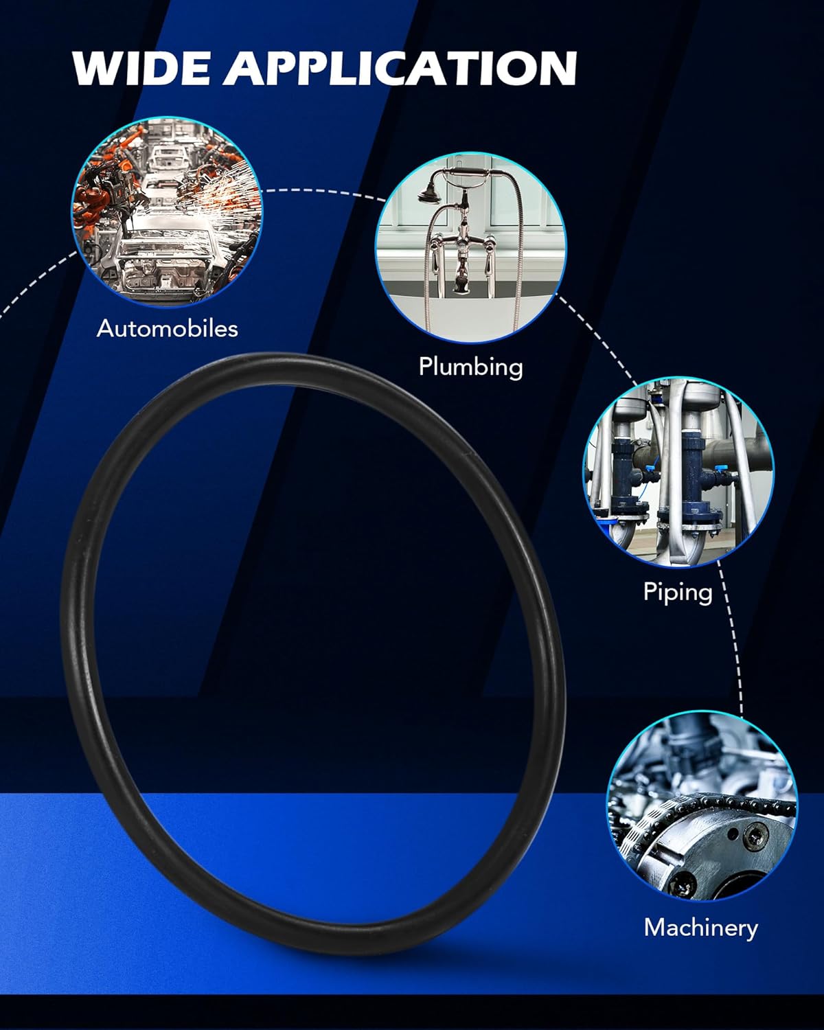 Orion Motor Tech 826-Piece O Ring Assortment Kit, 32 Sizes, SAE & Metric O Rings for Plumbing, Automotive & Faucet Repair - Nitrile Rubber Rings with Picks & Hooks, 2 Cases - Image 7