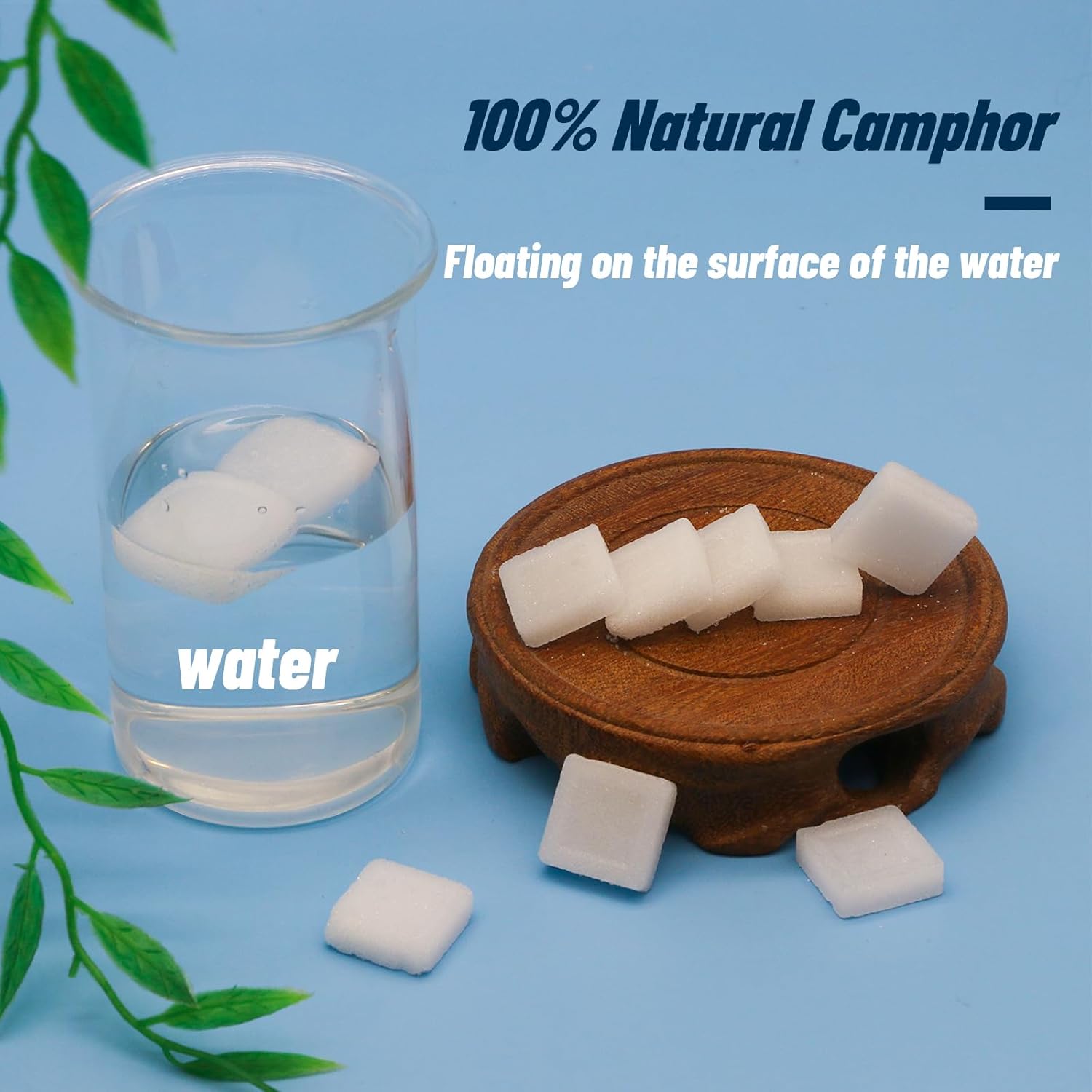 Alikiki Natural Camphor Tablets (85Gram, 48 Tablets) - 100% Pure Camphor Blocks Cubes for Puja - Alcanfor en Bloques, Kapoor for Pooja, Hindu Puja Item - Image 3