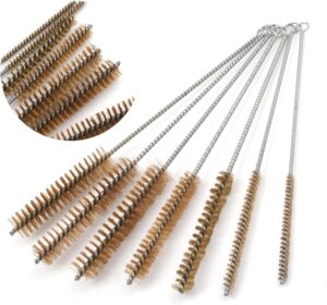 Tube Brush Kit 7pcs Brass Wire Tube...