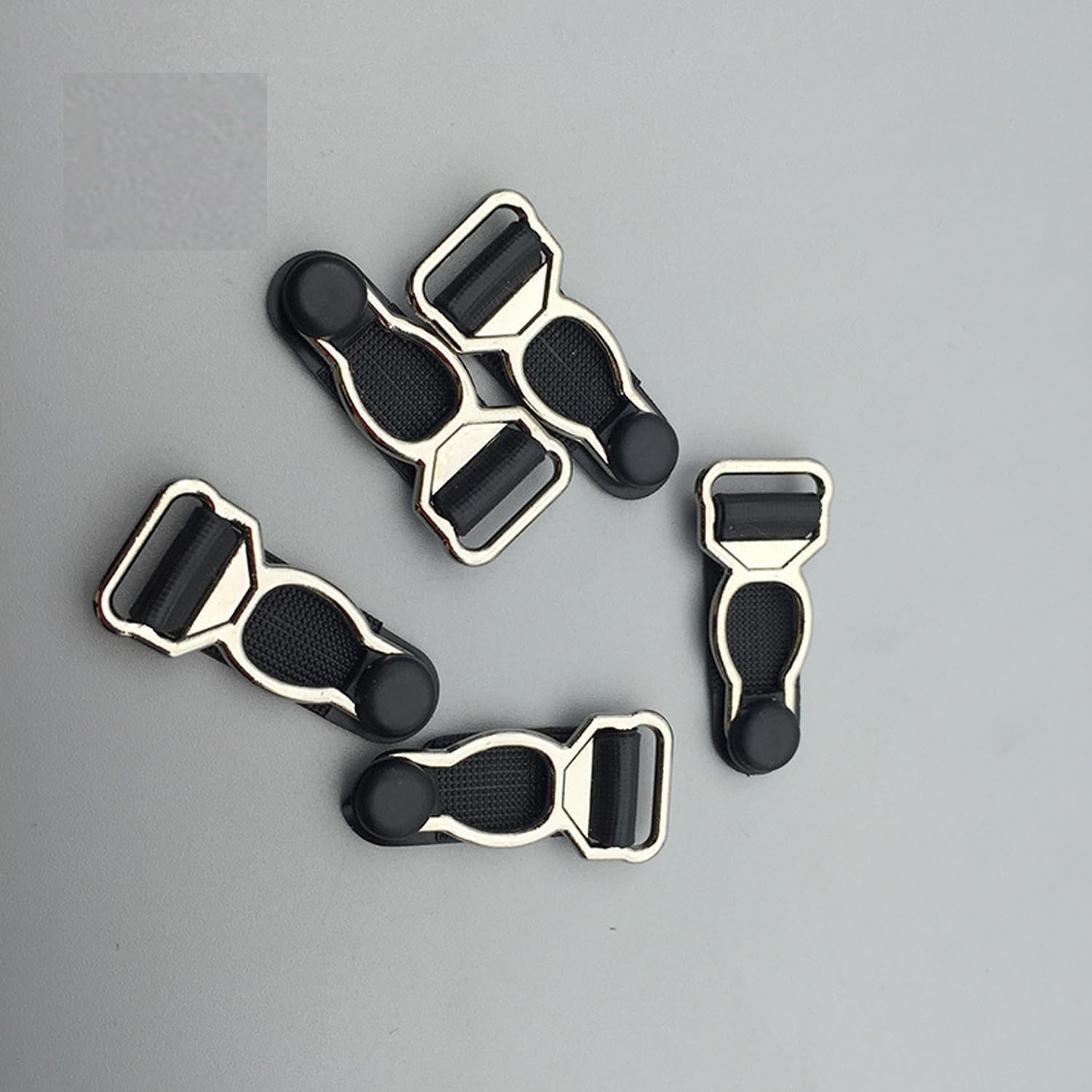 30 Pack Garter Belt Clips Replacement Strap End Hooks Clasp Buckle Holder Stocking Grips for Corset Leg Suspender Skirt Knee Socks Stays Elastic Belts 3 Sizes Width 10mm 12mm 15mm - Image 5