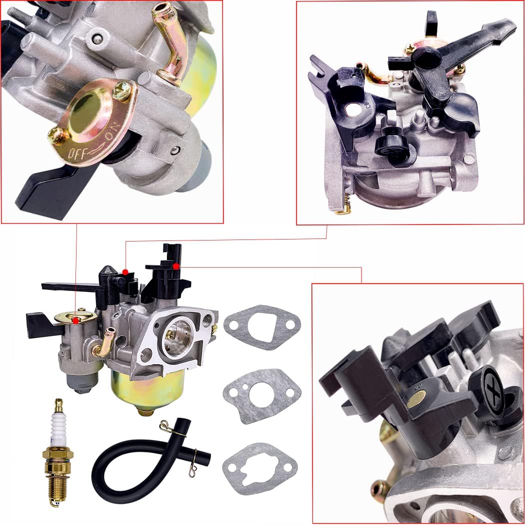 Carburetor Compatible with Coleman Powersports 196cc CT200U CT200U-EX Trail 200 Mini Bike Baja HT65 WR65 Carb with Gaskets Fuel Line Filter - Image 6