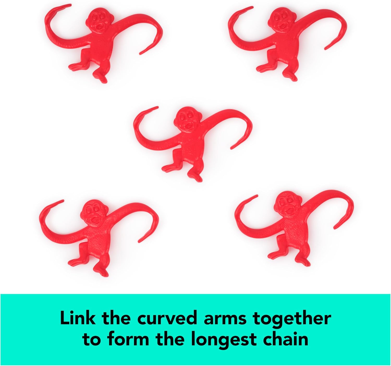 Spin Master Games, Barrel of Monkeys, Retro Linking Fun for Preschoolers, Family Games, 1 & Up Players, for Ages 3 & Up - Image 7