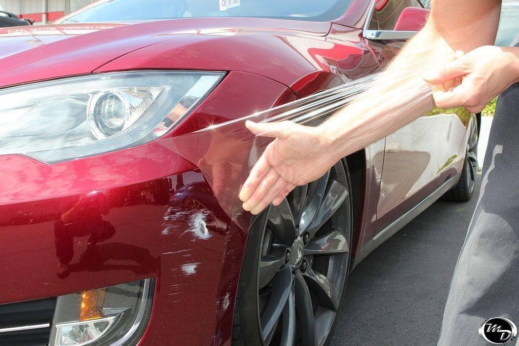 VViViD Clear Paint Protection Bulk Vinyl Wrap Film Including 3M Squeegee and Black Felt Applicator (36 Inch x 54 Inch) - Image 7