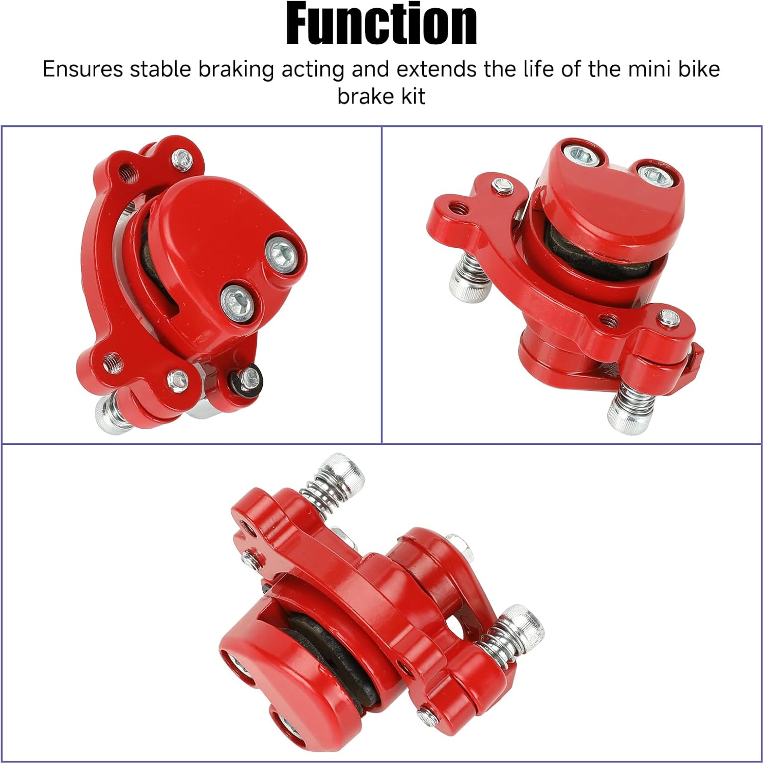 Mini Bike Brake Lever Kit + Mini Bike Brake Caliper Replacement for Coleman CT100U CC100X Baja DB30 Motovox MBX10 MBX11 MMB80 MMB105 79cc 97cc 100cc Powersports Parts 61" Brake Cable - Image 8