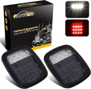 Partsam 2x LED Tail Lights 16LED St...