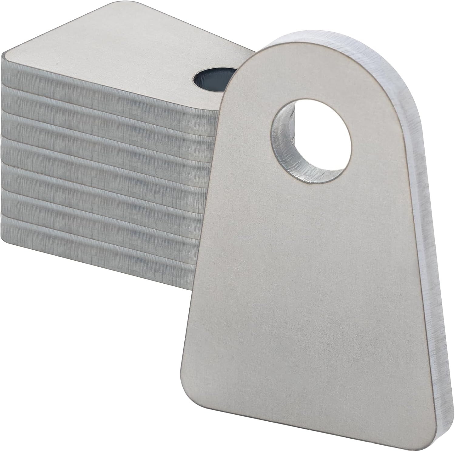 Weld on Tabs,1/2" Hole Weld on Shock Mount Bracket, Flat Bottom Weld tabs(8 Pcs)