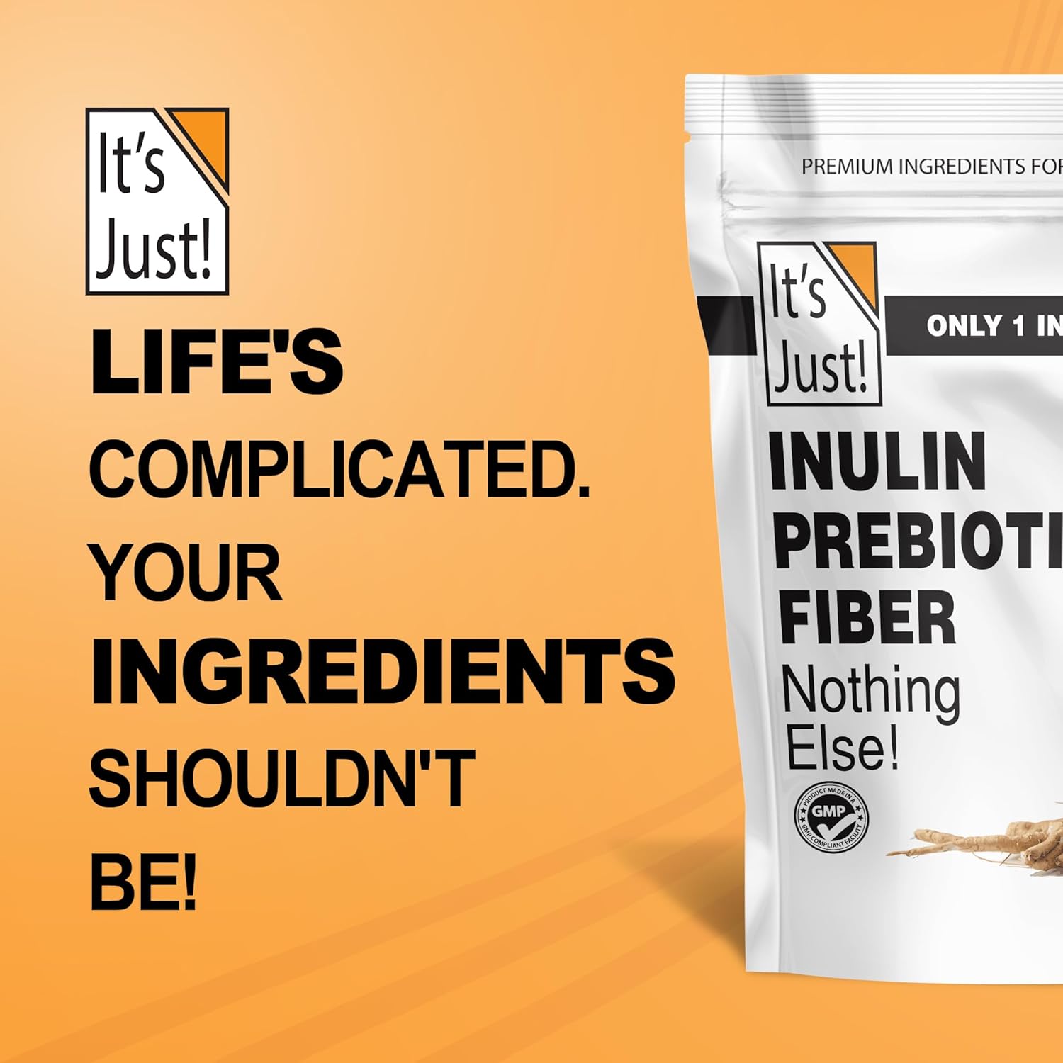 It's Just! - Inulin Prebiotic Fiber, Water Soluble, Chicory Root Powder, Promotes Gut Health, Made in USA, Product of Belgium, Vegan/Keto Friendly - Image 7