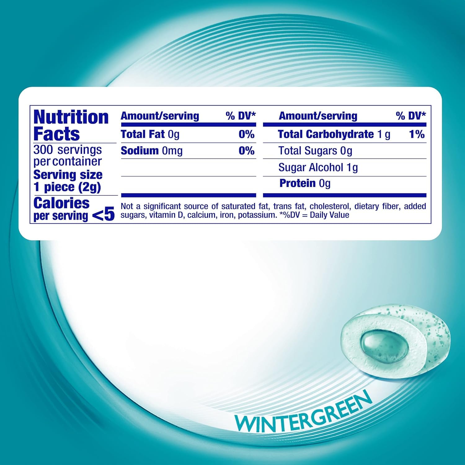 Mentos Pure Fresh Sugar-Free Chewing Gum with Xylitol, Wintergreen, Bulk, 50 Count (Pack of 6) - Image 2