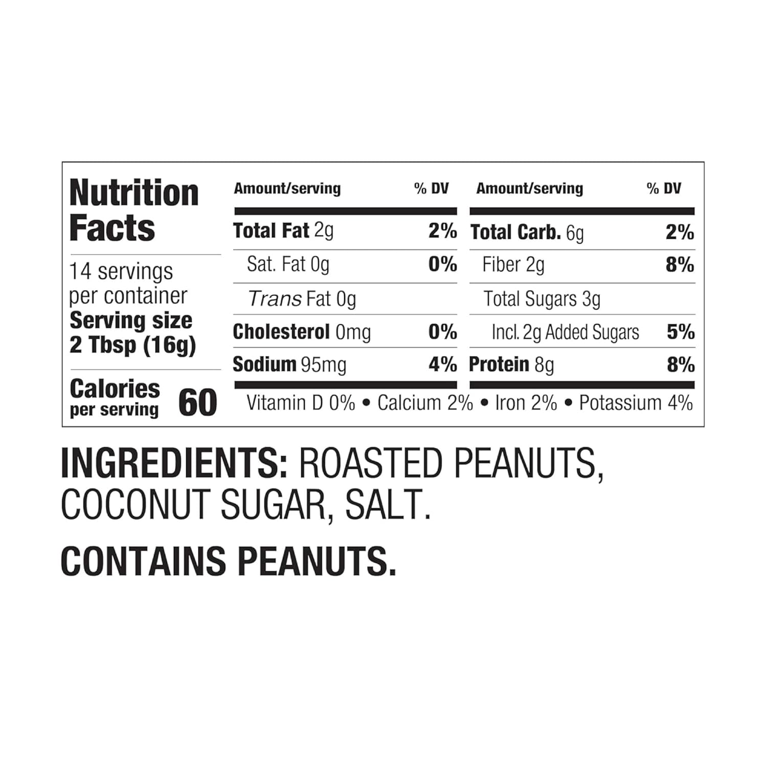 PBfit 8 Ounce Classic Peanut Butter Powder, Powdered Peanut Butter Spread From Real Roasted Peanuts, 8g of Protein 8% DV, Gluten-Free, 60 calories, 87% less fat (Pack of 1) - Image 6