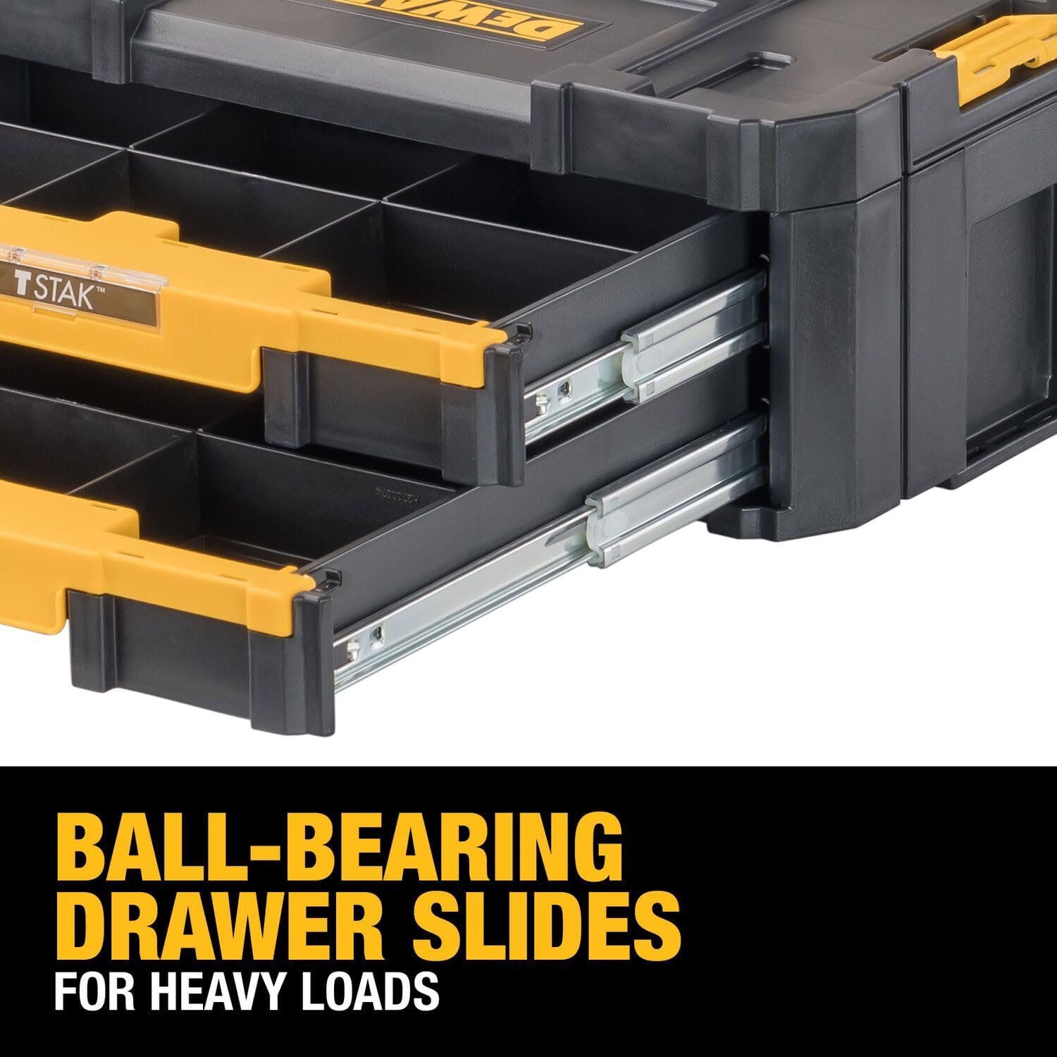 DEWALT TSTAK Tool Storage Organizer with Double Drawers, Holds Up to 16.5 lbs. (DWST17804) - Image 7