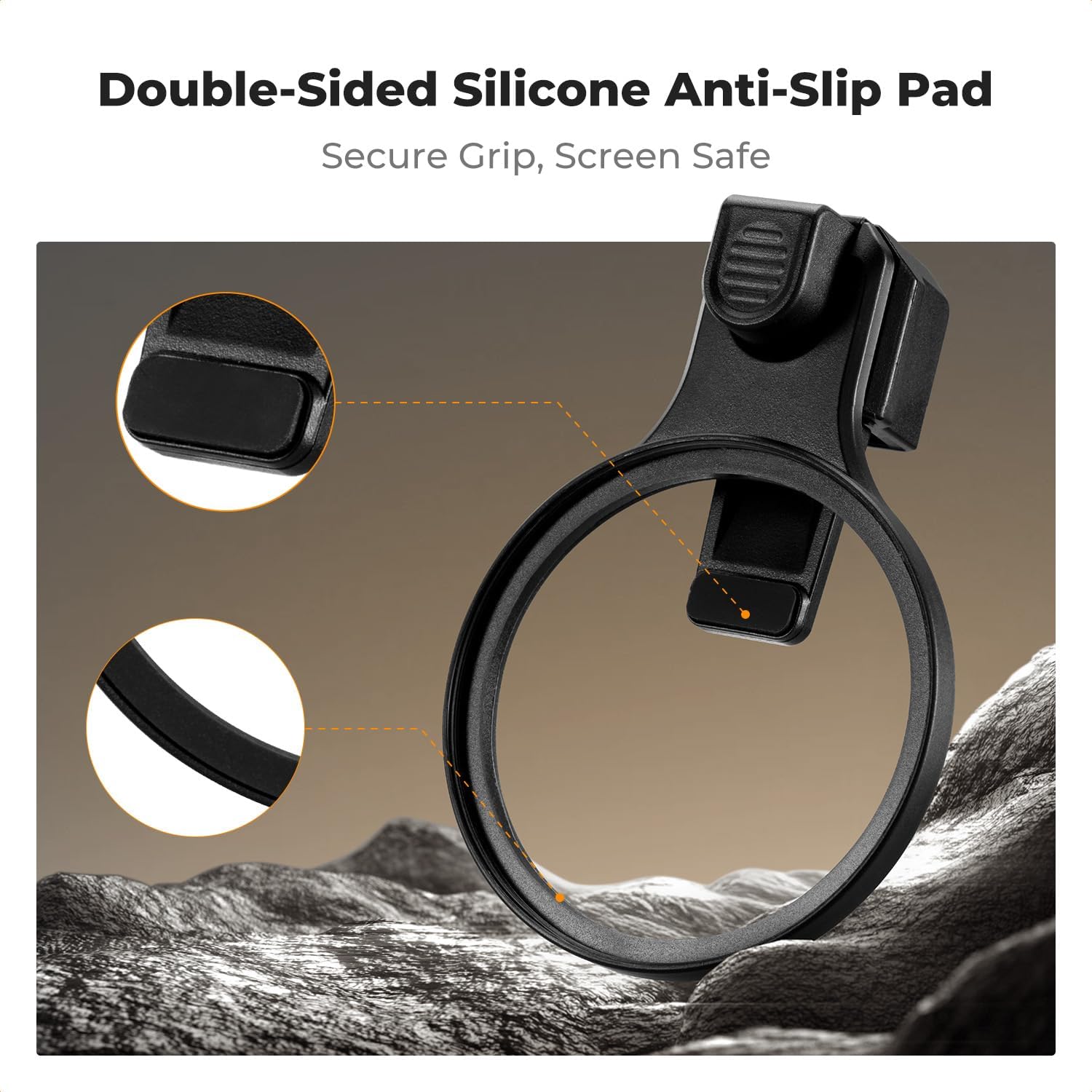 K&F CONCEPT 67mm Press-on Phone Lens Filter Adapter, Compatible with iPhone 17/16/15/14/13/12, 16/15/14/13/12 Pro, 16/15/14/13/12 Pro Max(Filter Not Included) - Image 2