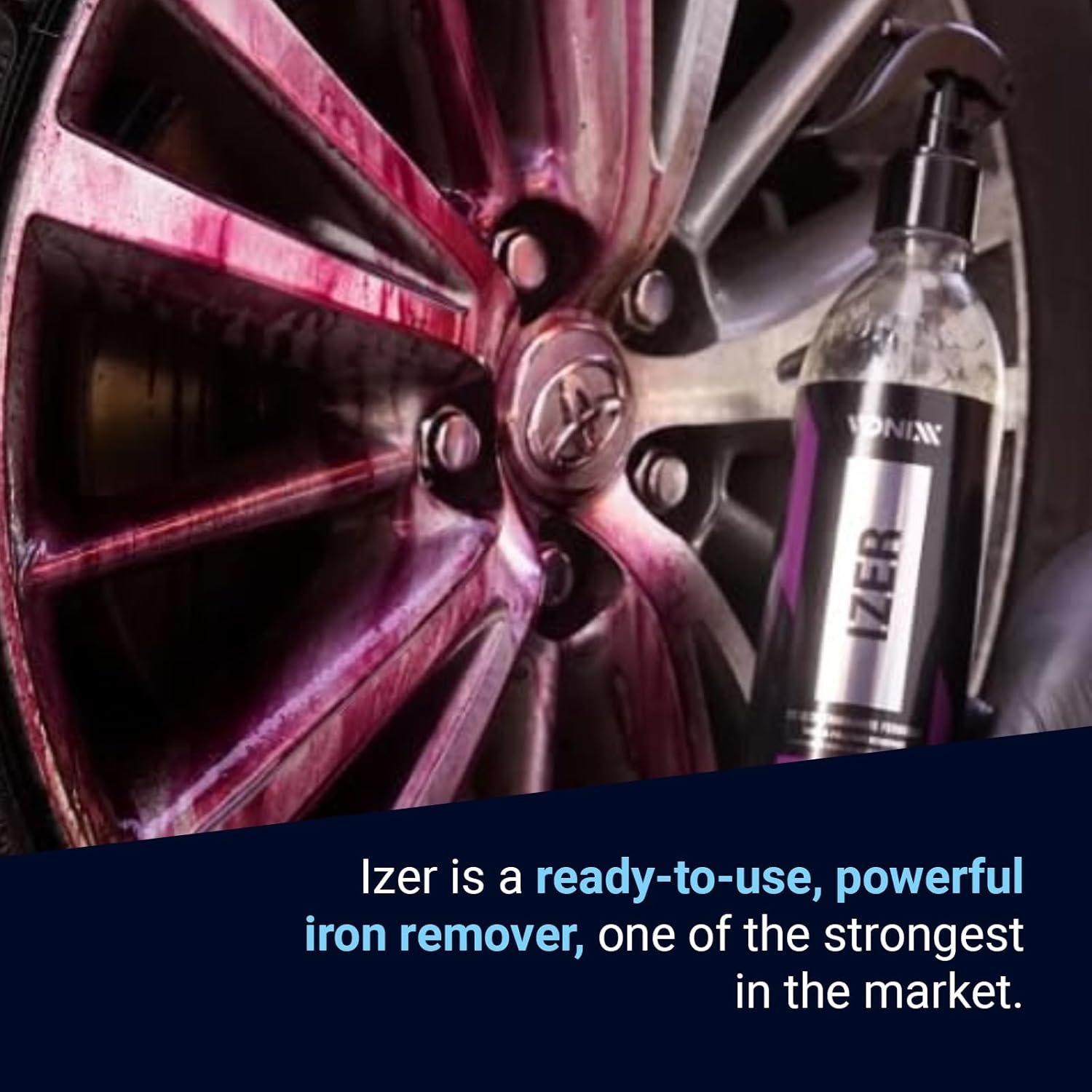 Vonixx Izer Iron Remover Spray | pH-Neutral, Non-Acidic Formula | Easy Application | Reduced Odor Formula | Keep Your Vehicle Looking Like New | Car detailing supplies | 16.9 fl oz (500 ml) - Image 8