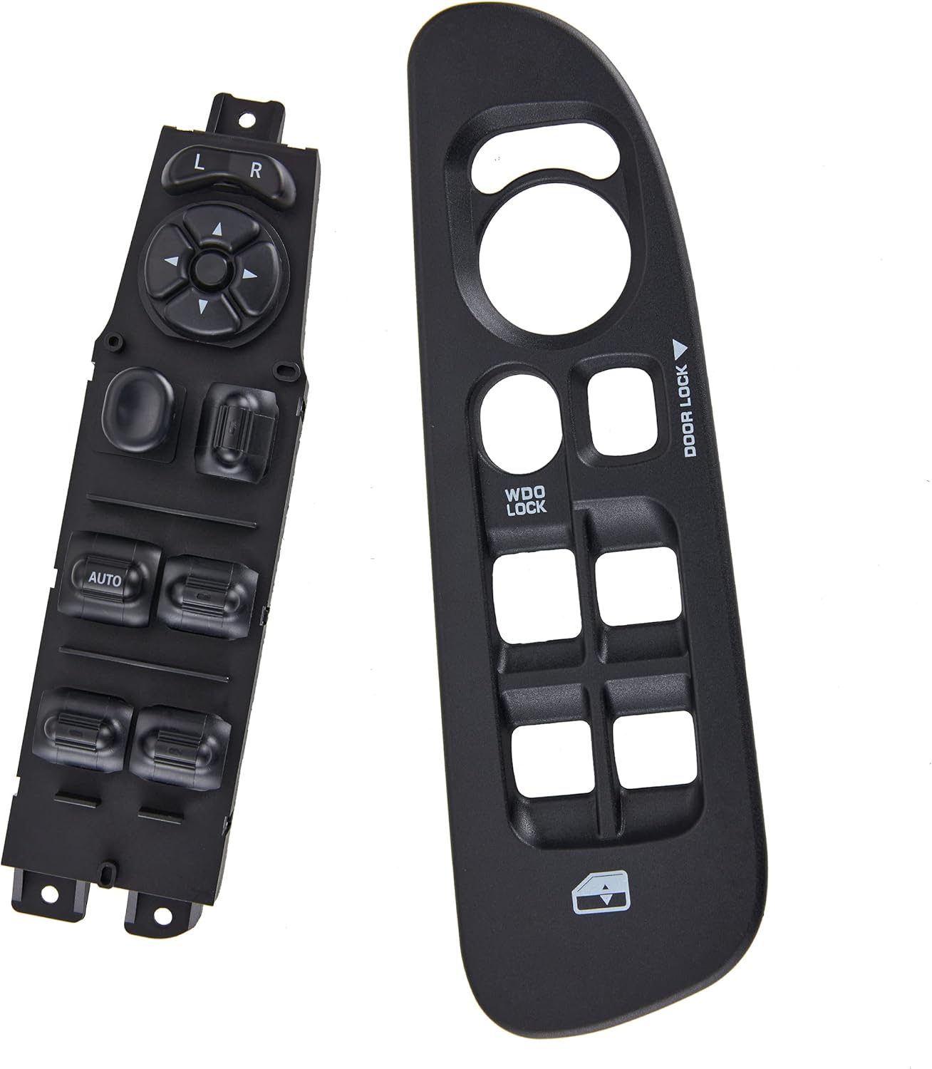 Power Window Switch Fits for 2002-2010 Dodge Ram 1500 2500 3500, 2001-2004 Dodge Dakota, Driver Side Control Door vidrios Master Switch OEM 56049805AB.Black Panel - Image 4