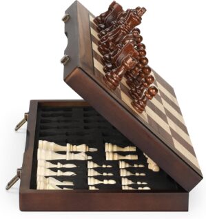 Magnetic Wooden Chess Set for Adult...