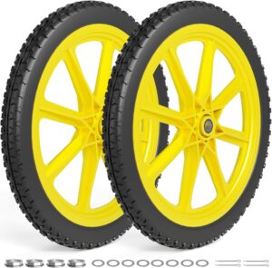 RONPOW 20 Inch Flat Free Wheelbarro...
