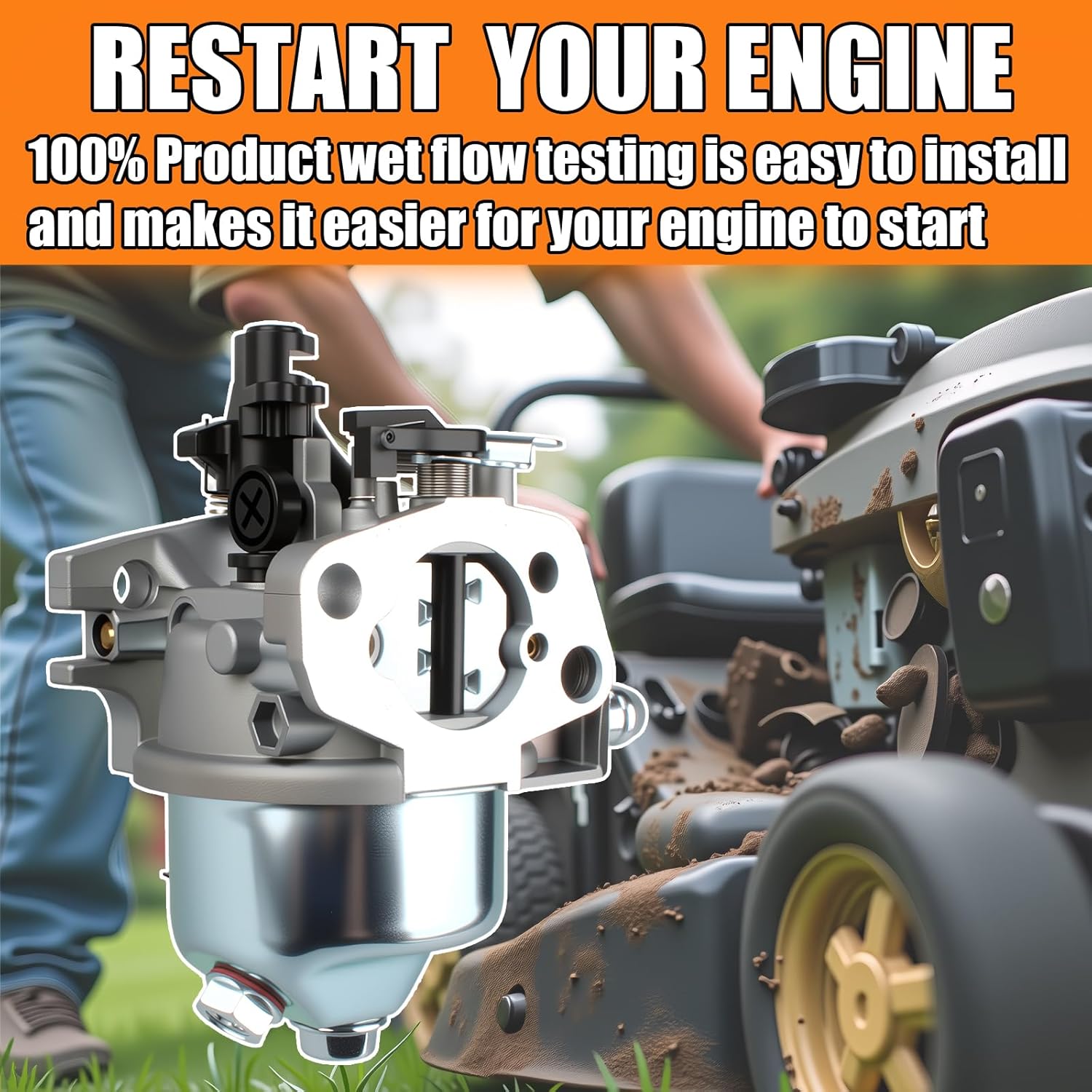 133-9900 Carburetor for Toro 20372 20373 20374 20381 20383 20384 22in Recycler TXP 159cc Lawn Mower - Replace Part Numbers 136-7907 127-9145 121-4181 - Image 5