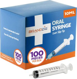 10ml Oral Syringes – 100 Pack...