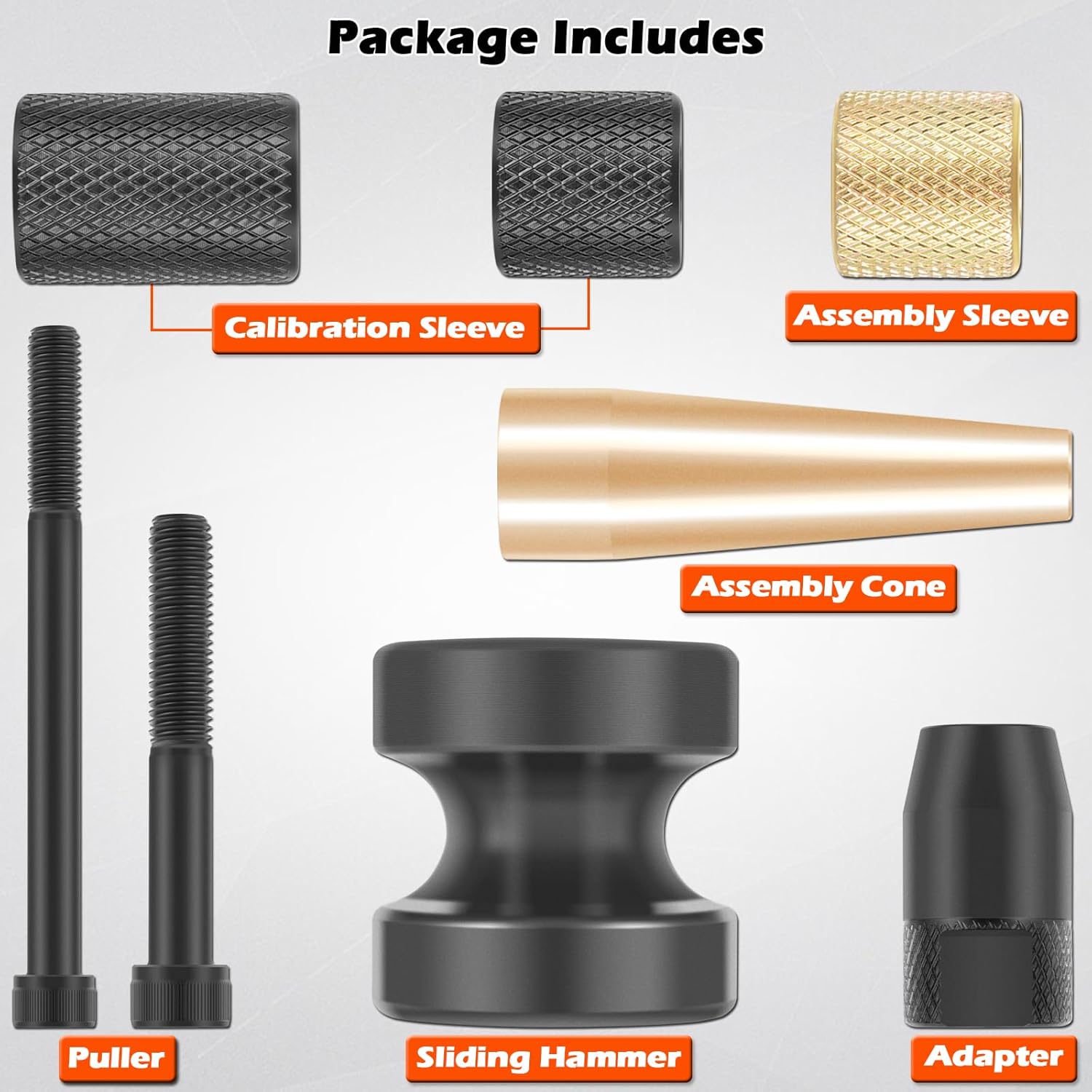 Injector Puller and Teflon Seal Installer Tools Set Fits for BMW N14 N18 N54 N63 Diesel Engines, Alternative to 130192, 130193, 130194 and 130195 - Image 5