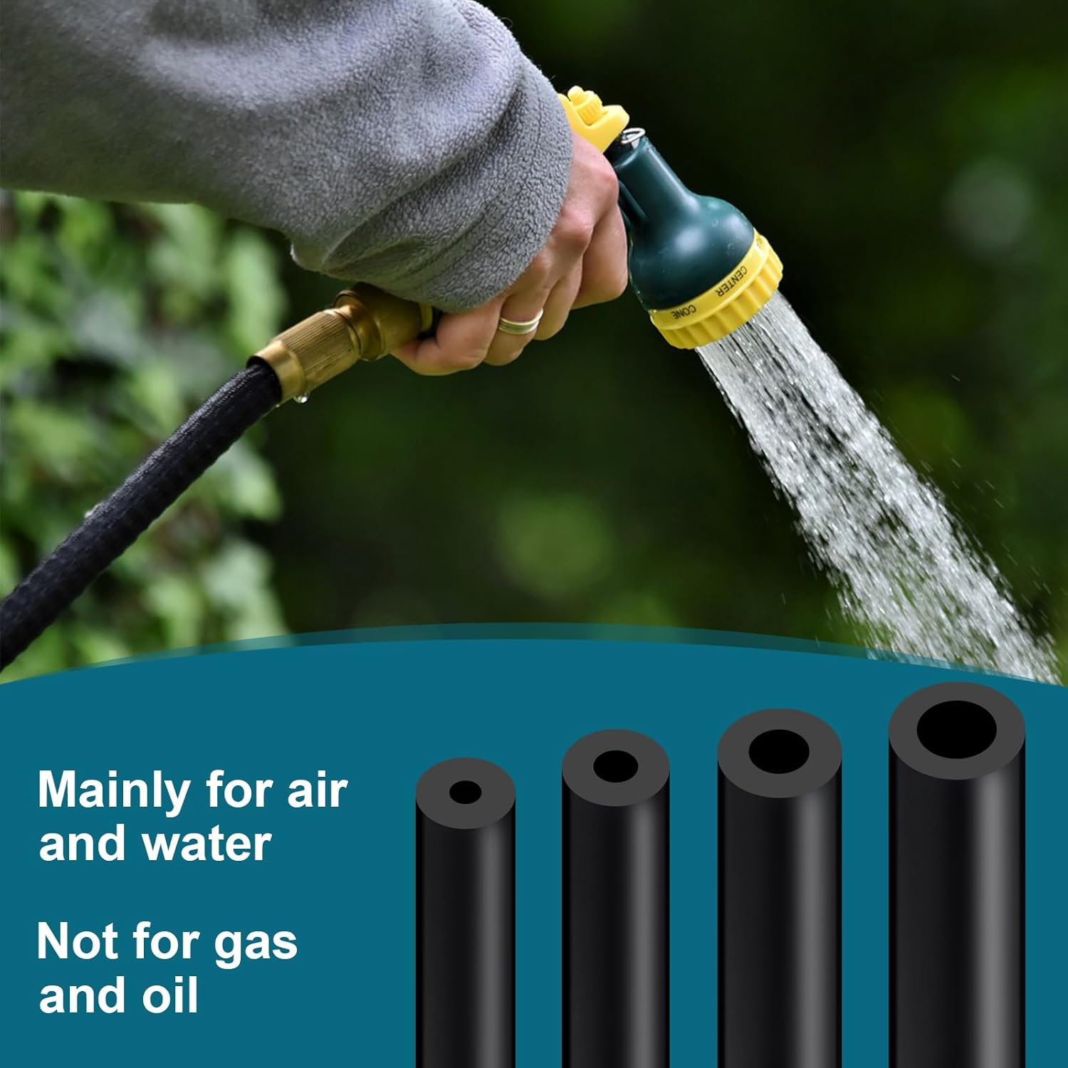 Vacuum Hose Automotive, 3/8""(10mm) ID Vacuum Hose, 10FT Vacuum Lines Automotive, 130PSI Max Pressure Silicone Vacuum Hose, Vacuum Tube Black., Va-10-10FT - Image 6