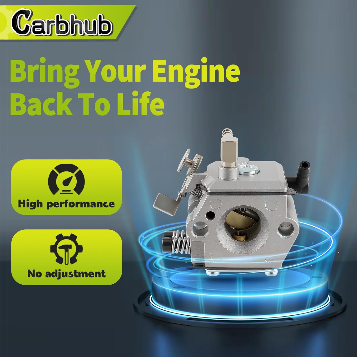 Carbhub Carburetor for Stihl 028 028AV 028 SUPER Walbro WT-16B Tillotson HU-40 Fuel Line Replaces for Stihl 1119-358-7700 and Air filter Replaces for Stihl 11181201610 - Image 7
