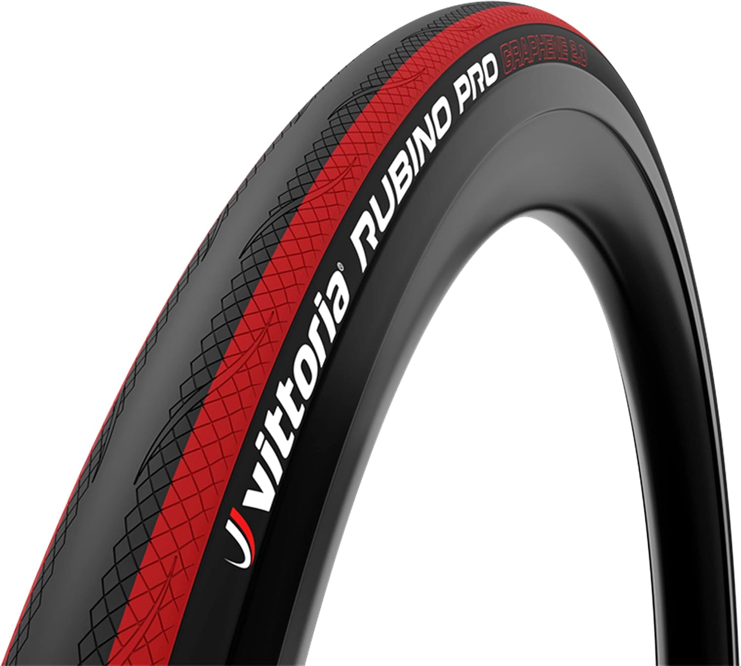 Vittoria Rubino Pro Tube-Type Road Bike Tire - 3C Graphene for Minimized Resistance - 150 TPI Nylon Casing for Higher Durability - Designed for Daily Use & Endurance Cycling