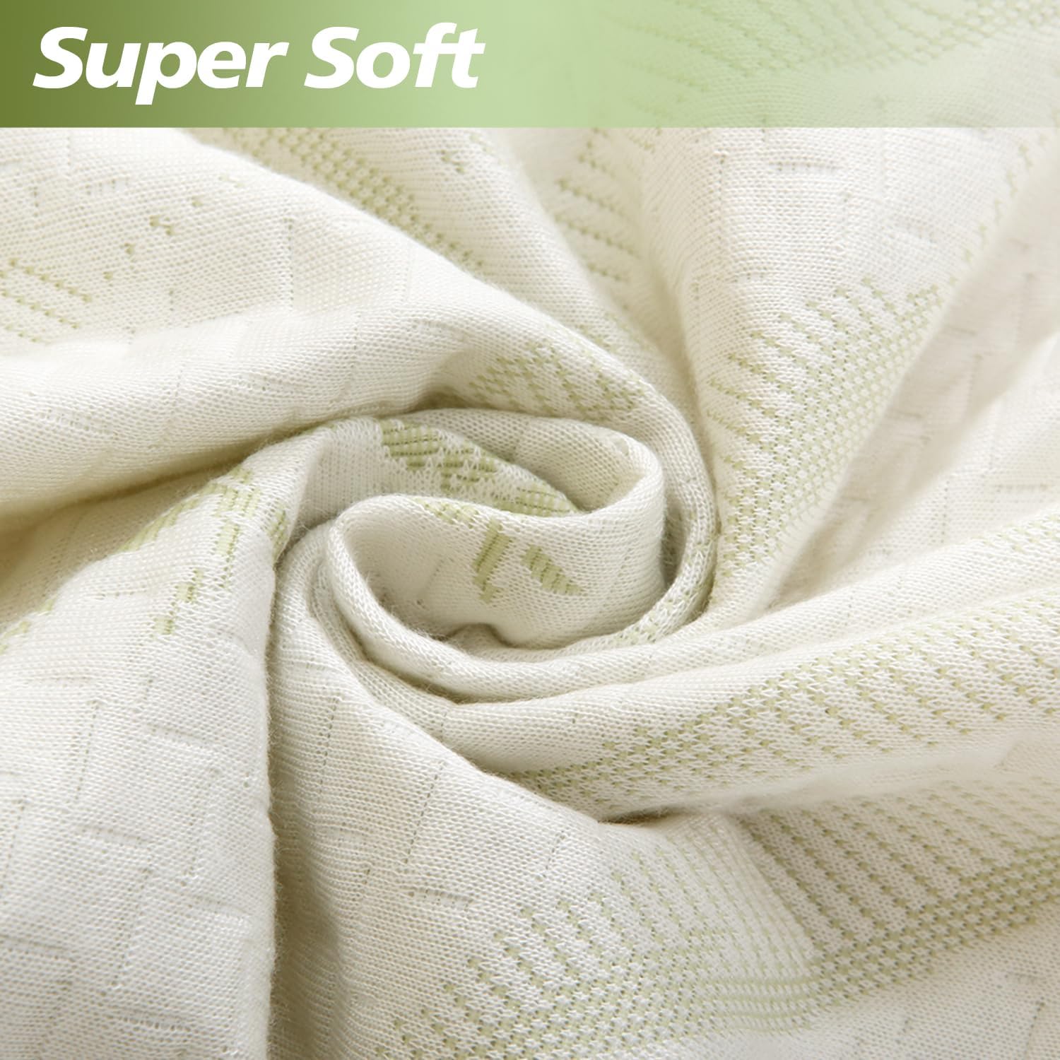 Full Size Mattress Protector Waterproof Mattress Pad Washable Bamboo Rayon Mattress Cover Breathable Noiseless Bed Protector 5" - 21'' Elastic Fitted Deep Pocket - Image 6
