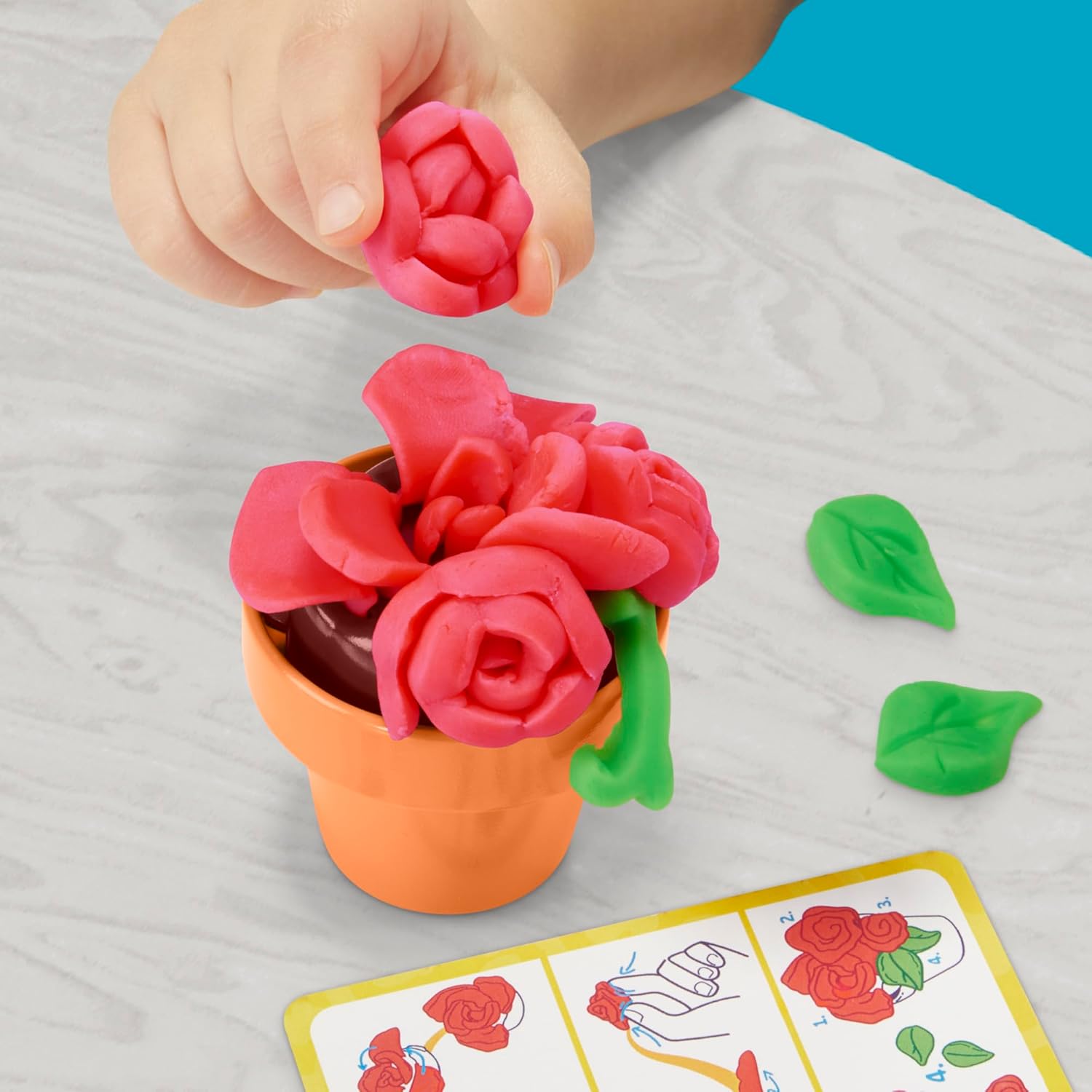 Play-Doh Blooming Flower Garden Toy Playset, Nature Pretend Play, Kids Arts & Crafts Ages 3+ - Image 6
