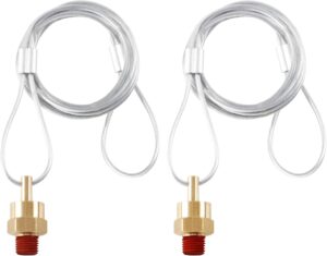 2PCS Air Tank Drain Valve Plug Fitt...