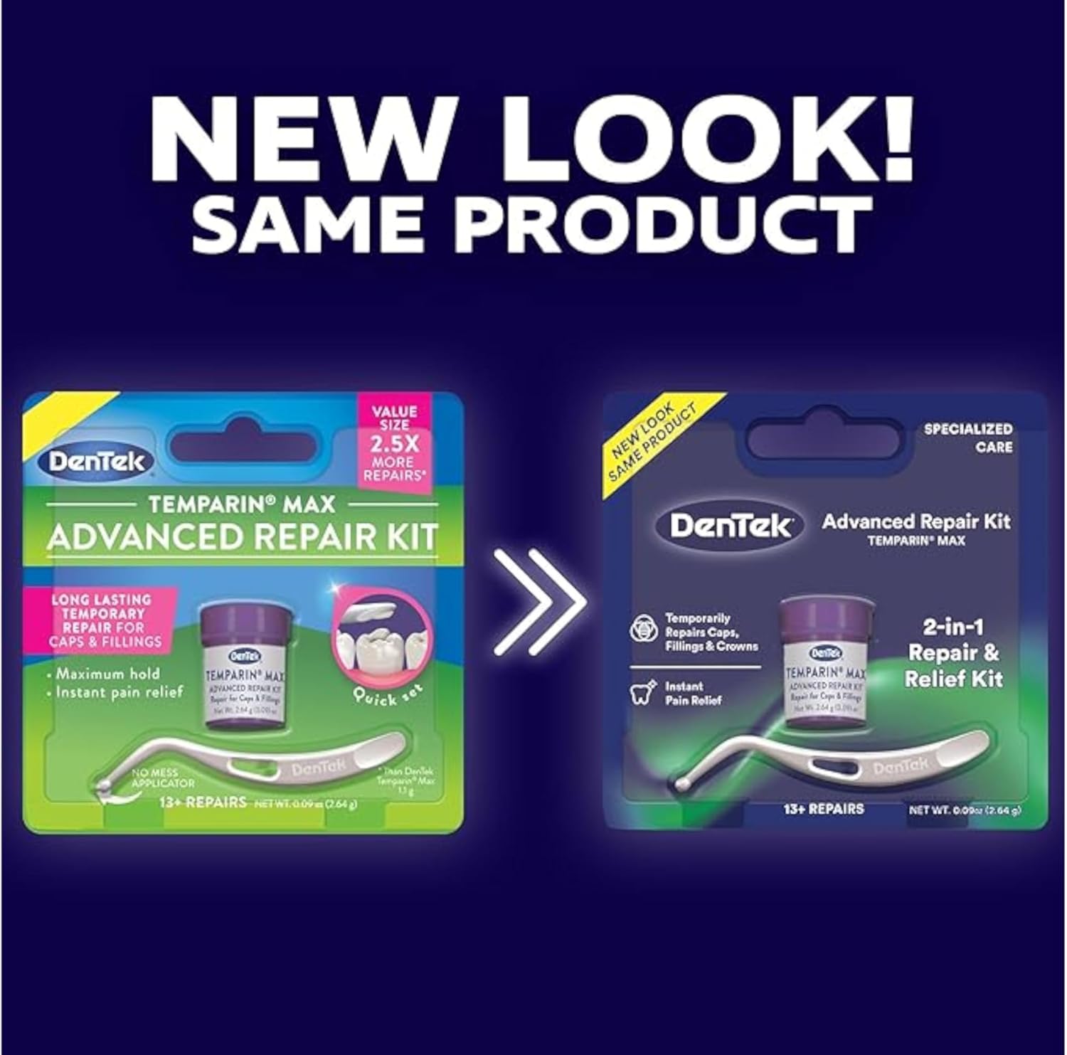 DenTek Temparin Max Advanced Dental Repair Kit, 13+ Repairs - Image 3