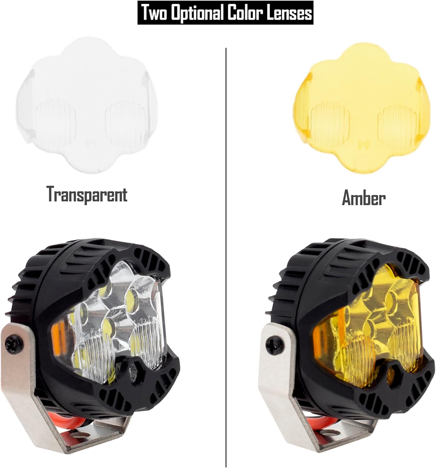 MEUS RACING RC Car LED Lights Kit - 1/10 & 1/8 Scale RC Crawler Accessories for Axial SCX10, Wraith, Traxxas TRX4 & TRX6, Redcat Gen8 Upgrades - Image 5