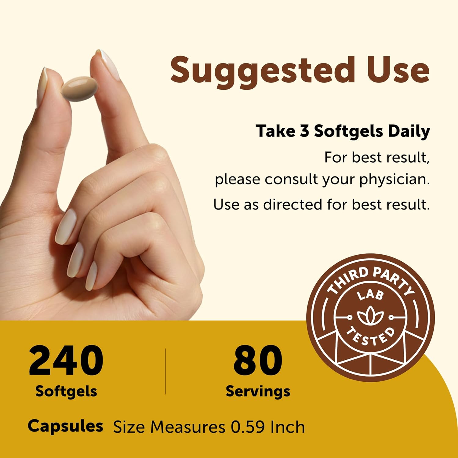 Micro Ingredients Nattokinase 240 Softgels, 200mg (4,000 FU) Per Serving | 7-in-1 Nattokinase Supplement with CoQ10, Bromelain, Turmeric, Ginger, Olive Leaf, & White Willow Bark | Non-GMO - Image 4
