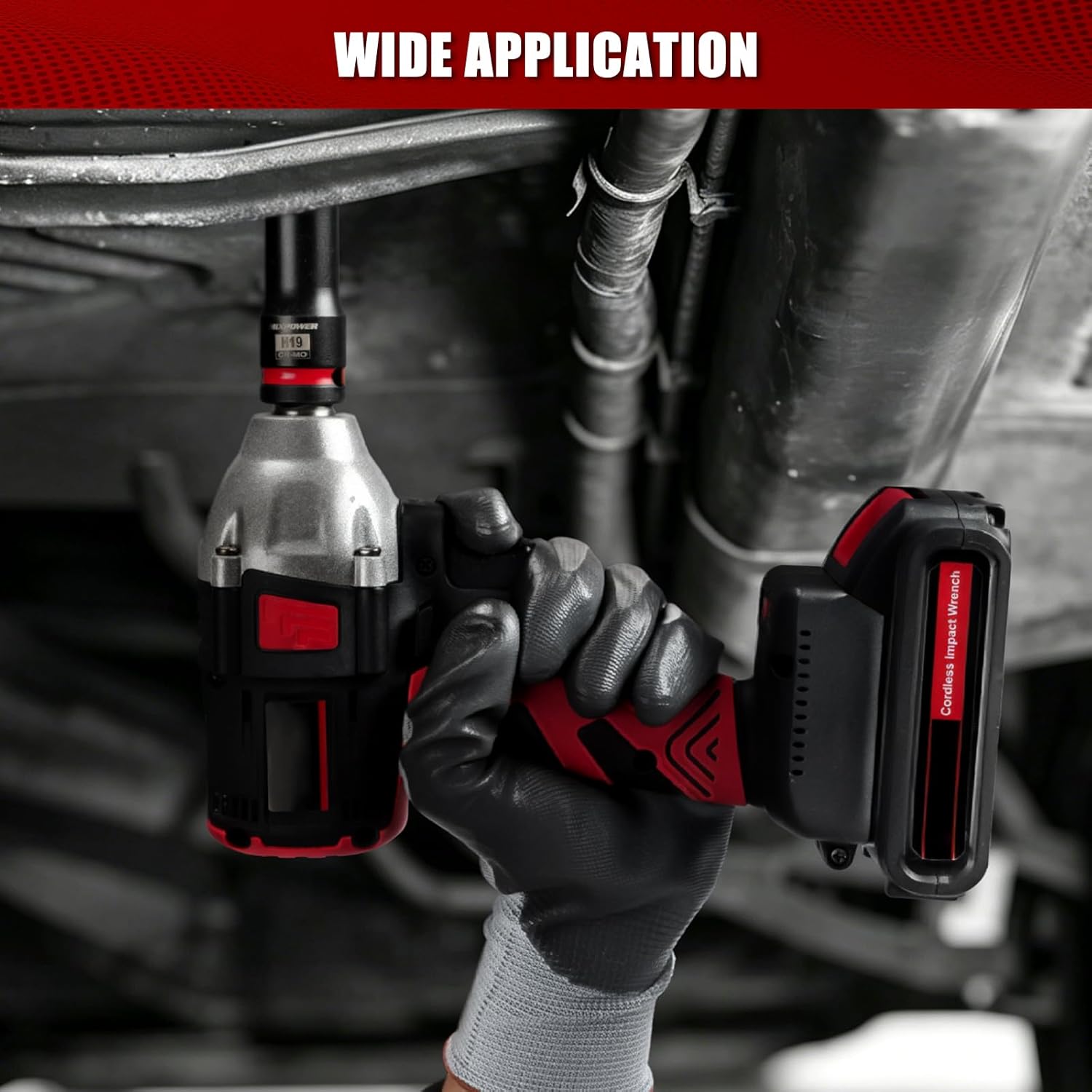 MIXPOWER 1/2" Drive 19mm Hex Impact Bit Socket, Allen Bit Socket, CR-MO Steel, Master Impact Hex Driver - Image 7