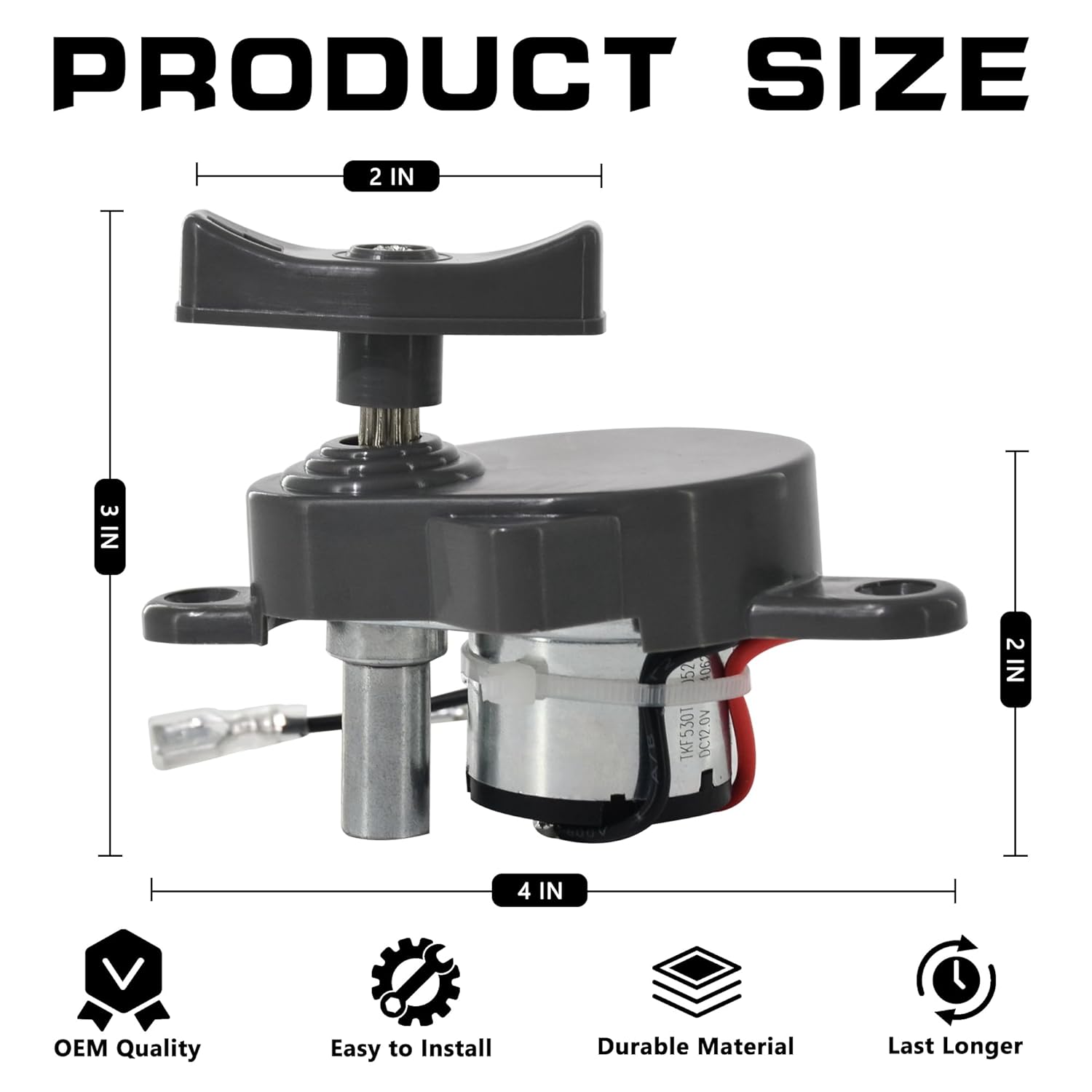RV Fan Vent K6010-81 17 RPM Lift Motor B Series Roof Vents with Powered Lifts - Gray Cap - Image 6