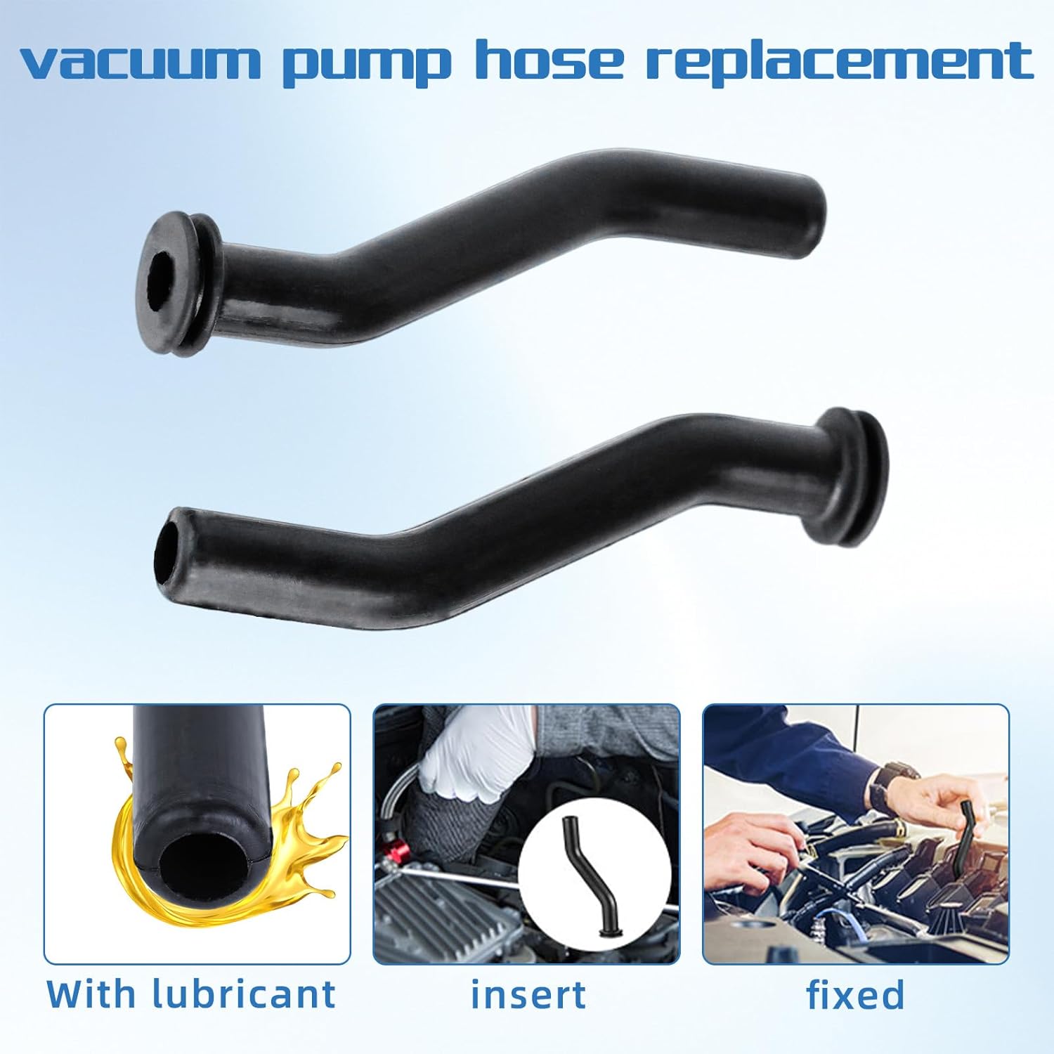 Vacuum Hose 596163 Compatible with B.S, John Deere, Craftsman, Replaces 593998 797408 – 4 Pack Vacuum Pump Hose For Small Gasoline Engines,Lawn Mower Tractor - Image 6