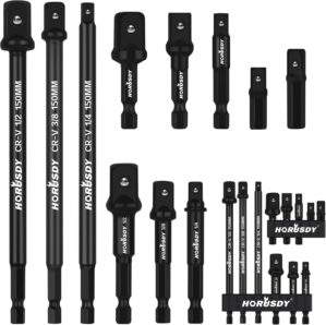 HORUSDY 11-Piece Impact Socket Adap...
