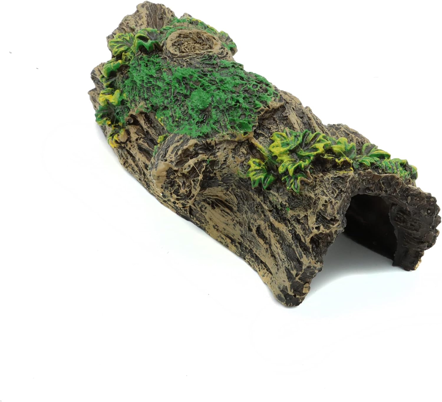 JIH Aquarium Decorations Resin Hollow Tree Trunk Ornament, Bettas House Cave Wood House Decor for Fish Tank (HS-SP207) - Image 7