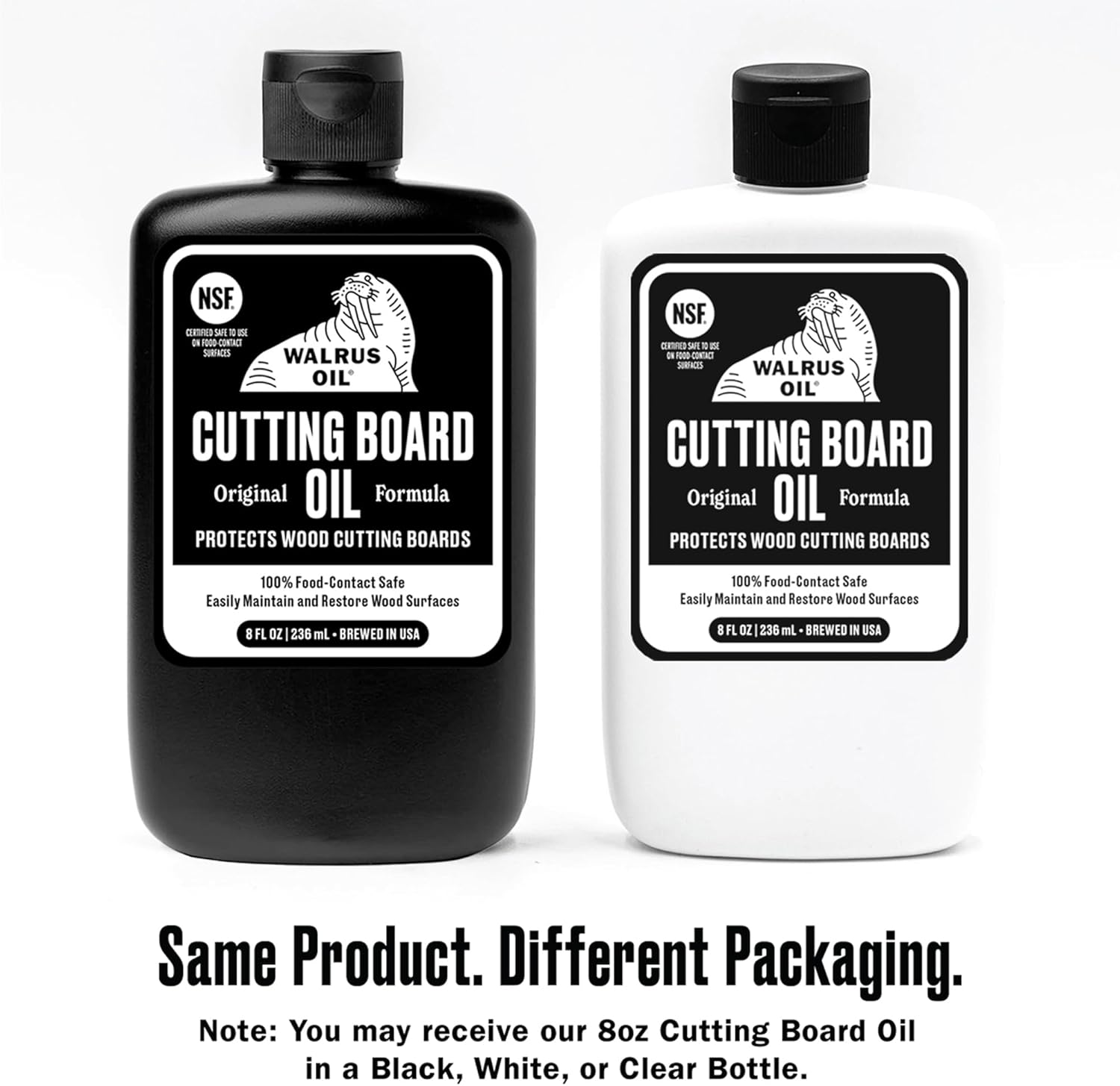 WALRUS OIL - Cutting Board Oil and Wood Butcher Block Oil, 8 oz Bottle, FDA Food-Contact Safe - Image 2