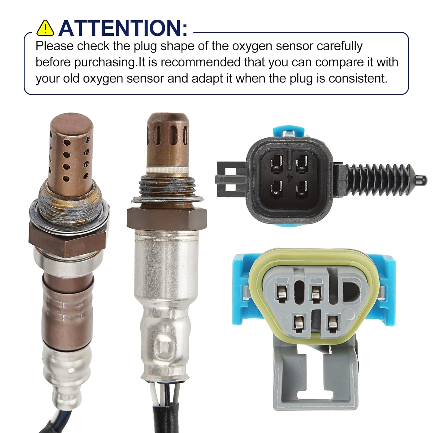 O2 Oxygen Sensor Upstream Downstream 234-4242 234-4530 Replacement for Chevy Captiva Sport Equinox 2.4L 2011-2015, for GMC Terrain 2.4L 2011-2015 Set of 2 - Image 3