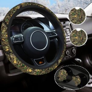 Camo Steering Wheel Cover with Two ...