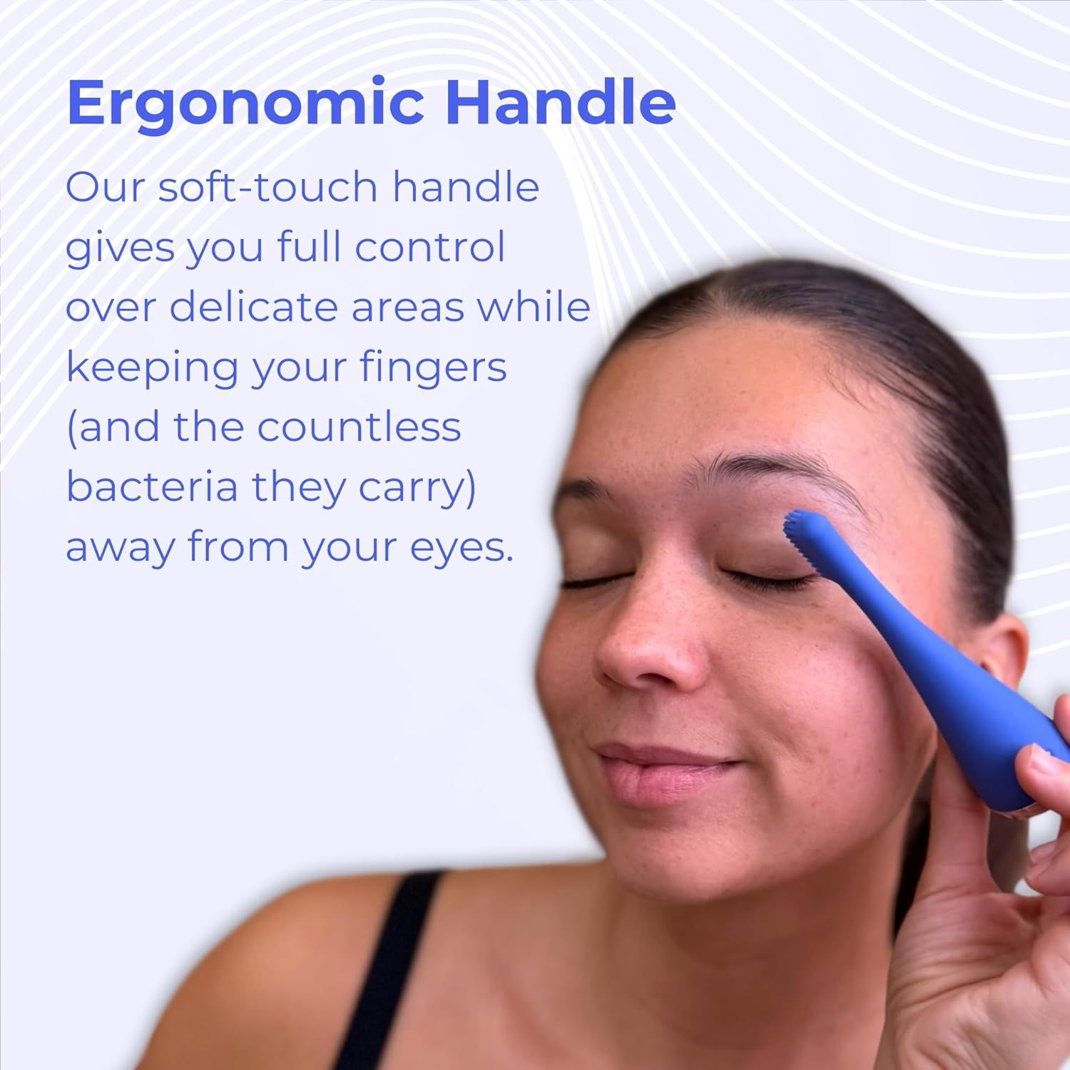 Blinkjoy Electric Eyelid Brush - Optometrist Approved for Managing Demodex, Blepharitis, and Dry Eyes - Gently removes dirt, oil, and makeup to support healthier lid hygiene - Image 5