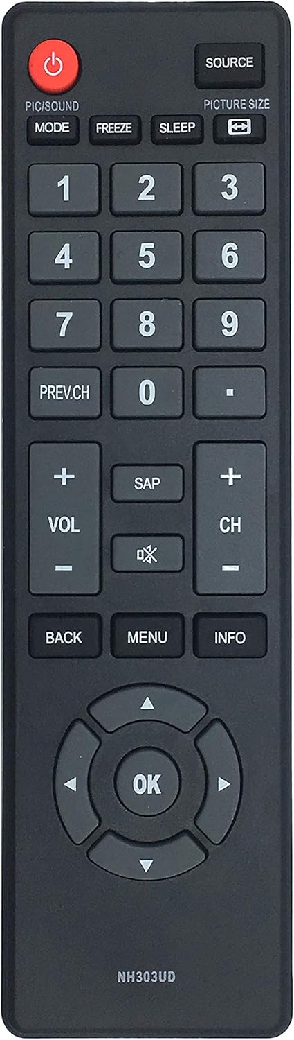 NH303UD Replaced Remote fit for Emerson TV LE391EM4 LF320EM4A LF391EM4 LF461EM4 LF320EM5S LE240EM4 LE320EM4 LF320EM4 LF501EM4 LF461EM4 LF501EM4 LF501EM4F LE240EM4 LE290EM4 LE320EM4 LF320EM4 LF320EM - Image 8