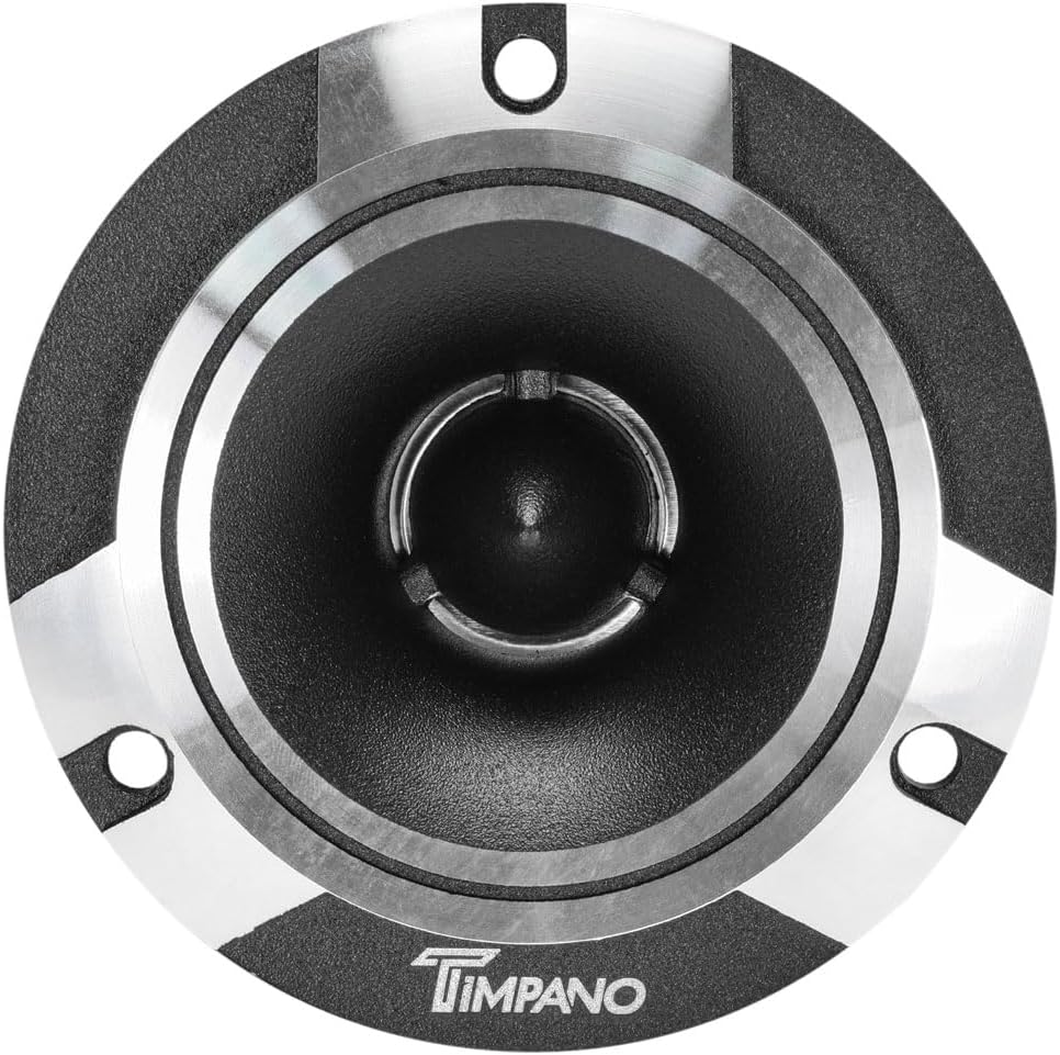 Timpano TPT-ST2 Chrome Slim Super Tweeter, 600 Watts 4 Ohm, 105 dB, 1 in Voice Coil, 3.85 inch Pro Car Sound System Bullet Tweeters (Pair) - Image 6