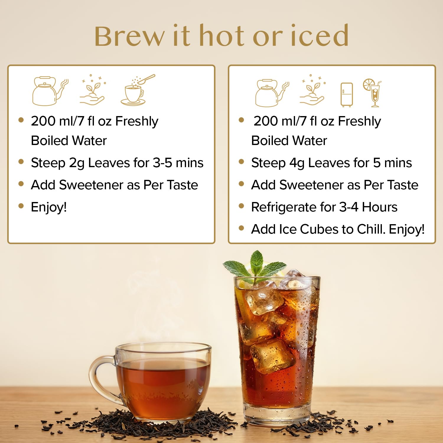 VAHDAM, Assam CTC Black Tea Loose Leaf 170+ cups (12oz) STRONG, BOLD & RICH Loose Leaf | Pure Assam Chai Tea | Pure Unblended Single Origin Black Tea | Vacuum Sealed - Image 7