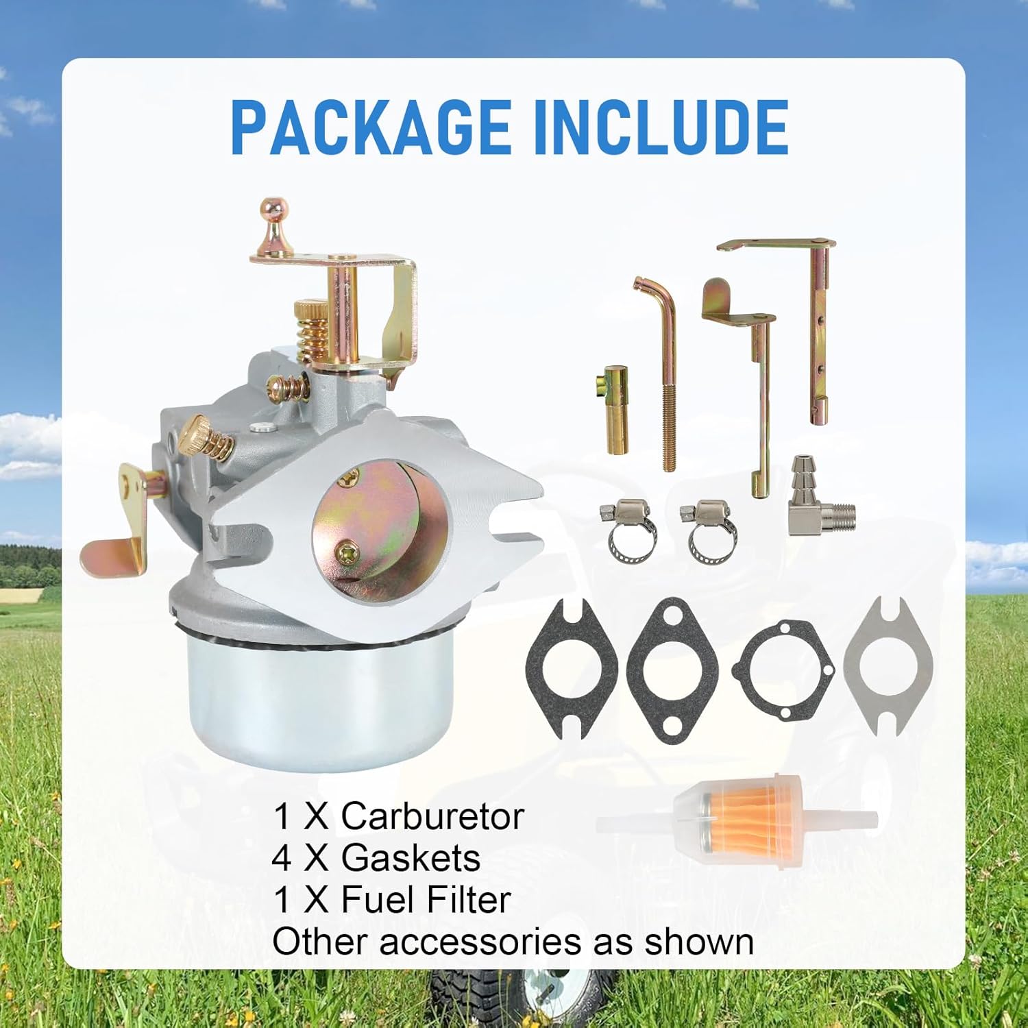 Carburetor Replacement For Kohler K321 K341 14HP 16HP Cast Iron Engines Club Cadet 1600 1650 John Deer Tractor 314 316, Replace 4505355 - Image 6