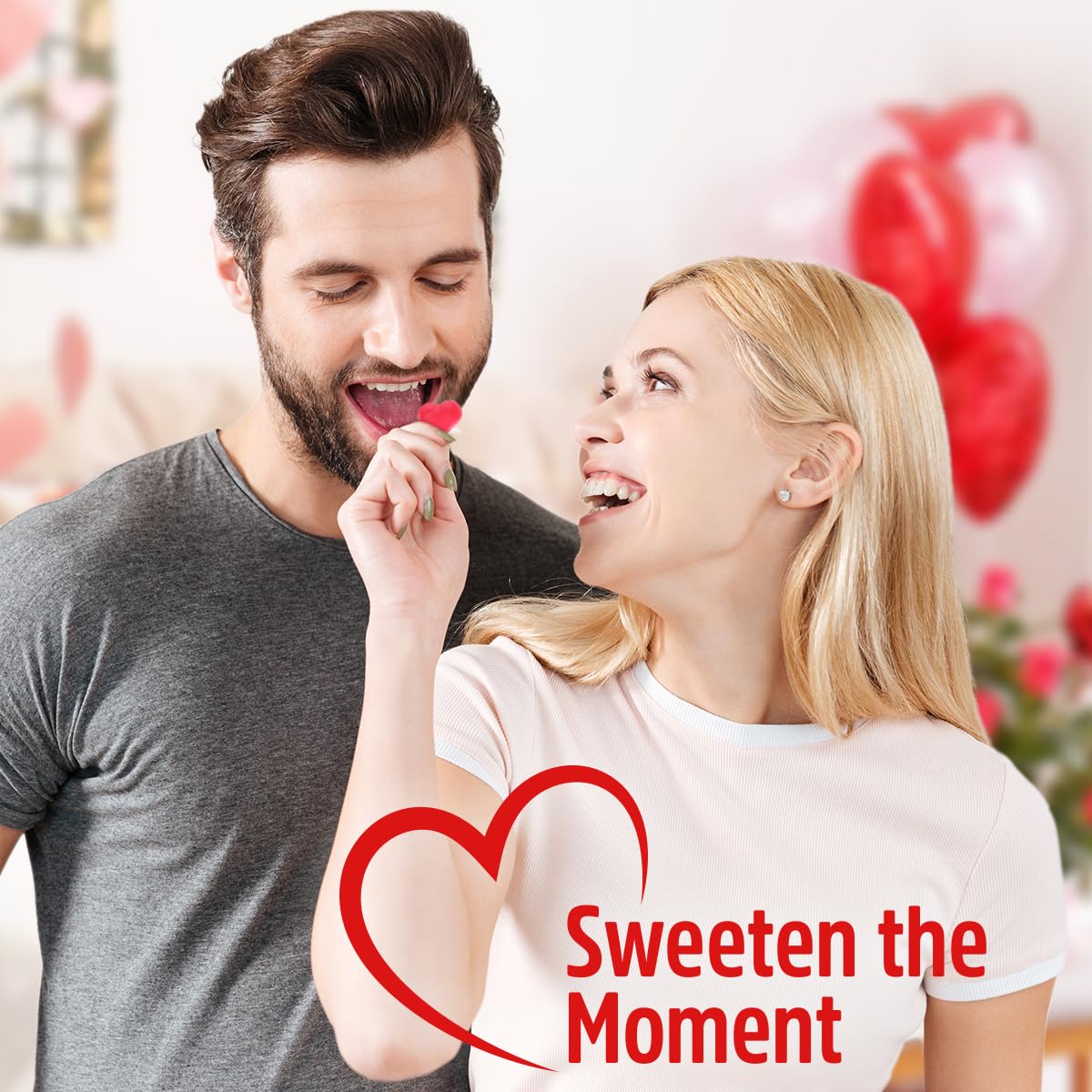 Mothers Day Sweet and Sour Gummy Hearts, 9 oz Pack of Heart gummies, Perfect Strawberry Flavored Candy for Classroom Treats, School Exchanges and Candy Buffets, Ideal for Sharing with Family and Friends - Image 9